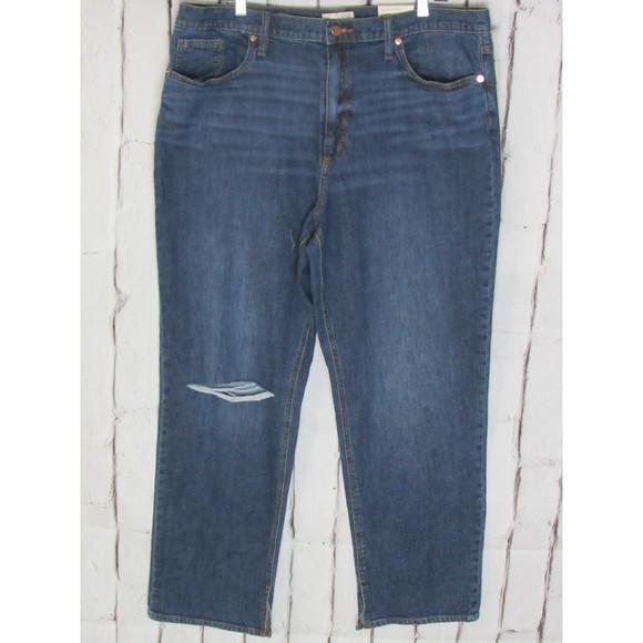 Universal Thread Denim - Universal Thread Women Jeans Size 18 Blue Vintage Stretch Faded Distressed Denim